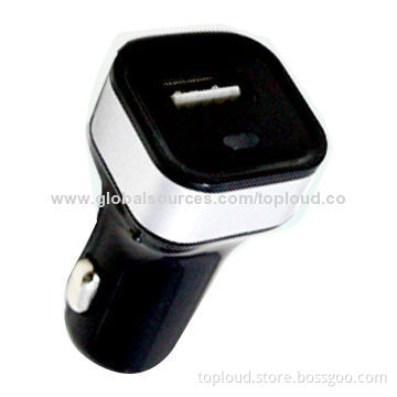 Car Charger for Mobile Phones, Single USB Port, 112-24V DC Input Voltage